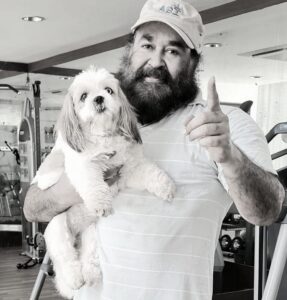 Mohanlal Instagram - Bailey ❤️ 🐶