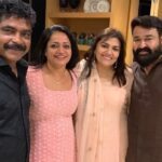 Mohanlal Instagram - Happy Birthday Dear Antony and Happy Wedding Anniversary Santhy & Antony. May the good Lord keep His amazing blessings on you and your family. @antonyperumbavoor
