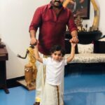 Mohanlal Instagram – With my Little Friend @shahraansameer Kochi, India