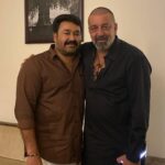 Mohanlal Instagram - Big Brother with Munna Bhai @duttsanjay Pic courtesy : @sameer_hamsa