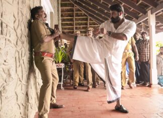 Mohanlal Instagram - #Lucifer Click by @sinat_savier