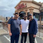 Mohanlal Instagram - Breakfast with “Three Brothers” in Connecticut, USA. #connecticut #usa #threebrothers #L