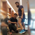 Mohanlal Instagram - #workout session , Click by @sameer_hamsa