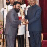 Mohanlal Instagram - Received Padma Bhushan, The Third Highest Civilian Award from The Honorable President of India, with sheer jubilation. I express my fervent gratitude to the Omnipotent Power above and also each well wisher, who has directly or indirectly been a part of my journey. Truly rapturous with this inimitable moment. #padmaawards #padmaawards2019 #padmabhushan Rashtrapati Bhavan