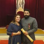 Mohanlal Instagram - Received Padma Bhushan, The Third Highest Civilian Award from The Honorable President of India, with sheer jubilation. I express my fervent gratitude to the Omnipotent Power above and also each well wisher, who has directly or indirectly been a part of my journey. Truly rapturous with this inimitable moment. #padmaawards #padmaawards2019 #padmabhushan Rashtrapati Bhavan