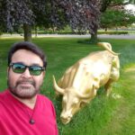 Mohanlal Instagram - Odiyan following me even in London. #odiyan #odiyanrising #london
