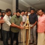 Mohanlal Instagram – Lighting the ceremonial lamp for our new theatre complex M LAL Cineplexx, at Shoranur.