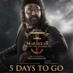 Mohanlal Instagram – In 5 Days, #Marakkar arrives in the theatres worldwide. 

#MarakkarFromDec2
#MarakkarArabikadalinteSimham
.

@priyadarshan.official @suniel.shetty @arjunsarjaa @manju.warrier @pranavmohanlal @keerthysureshofficial @kalyanipriyadarshan @aashirvadcine @dop_tirru #PrabhuGaneshan #SabuCyril #Marakkar