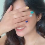 Monal Gajjar Instagram - Started loving my self 🤗🥰🤗 #love #happy #girl #nailart #colours #rainbow #beautiful #imqueen👸🏻👑