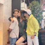 Mouni Roy Instagram - Luckiest; with you two nuts 🥜 #merrymerry 🎄