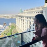 Mouni Roy Instagram - Hap hap happy to be back here💕 ____________________________________________________ @palazzoversacedubai In a 🤩 @appapop Dubai, United Arab Emiratesدبي