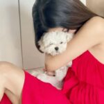 Mouni Roy Instagram - Mama s lil wolf man 🧸🐶 @_____theo____________