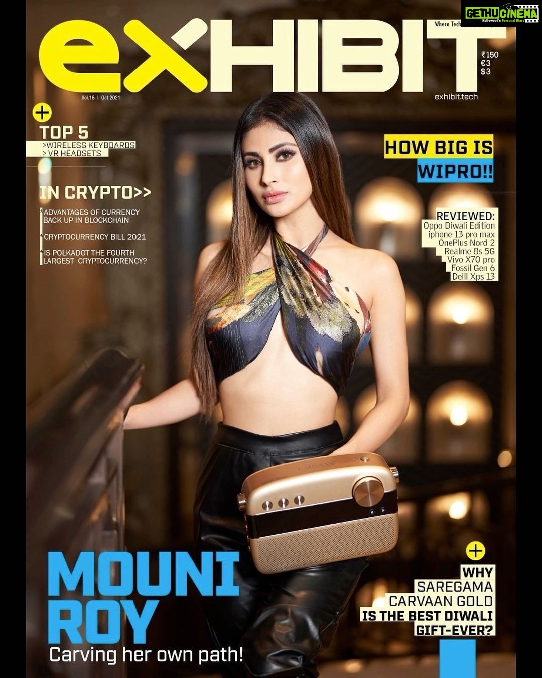 Mouni Roy Instagram - 🦋 @exhibitmagazine Chief Editor @ramesh_somani Shot by @avigowariker Styled by @simran_kabra Hair - @chettiarqueensly Make Up - @chettiaralbert Artist's Reputation Management - Raindrop Media (@media.raindrop) Gadget - @saregama_official Dubai, United Arab Emiratesدبي