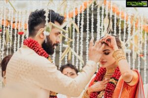 Mouni Roy Instagram - I found him at last ..♥️
Hand in hand, blessed by family & friends, We are married!!!!!!!!!!!
Need your love and blessings…
27.01.22

Love,
Suraj & Mouni