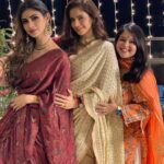 Mouni Roy Instagram - The light of love…. 💡 दीपावली 🪔 ____________________________________________________ @printsbyradhika x @rishika_devnani Jewels from my @anusoru s antiquities 🤩
