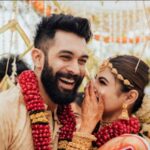 Mouni Roy Instagram - I found him at last ..♥️ Hand in hand, blessed by family & friends, We are married!!!!!!!!!!! Need your love and blessings… 27.01.22 Love, Suraj & Mouni Hilton Goa Resort