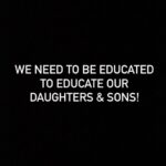 Mrudula Murali Instagram – WE NEED TO BE EDUCATED TO EDUCATE OUR DAUGHTERS & SONS!