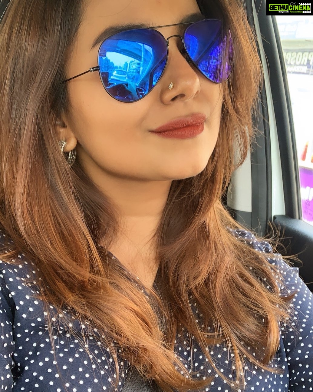 Mrudula Murali Instagram - Beating the blues in blue•