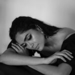 Mrunal Thakur Instagram - AGAR TUM SAATH HO 🎼🎼🎼 . . . . . Shot by @aishwaryaa_nayak_photography Styled by @nidhijeswani HMA : @makeupbyshefali.s #mood #blackandwhite #eyeliner