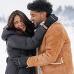 Mrunal Thakur Instagram - Cold hands and warm hearts ❄️❤️ Coming sooon with the best and my Favourite @gururandhawa @tseries.official Gulmarg