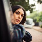 Mrunal Thakur Instagram - Because beauty begins the moment you are yourself ! Thank you @bharat_rawail for capturing my soul! #candid #photooftheday #photography #instamood P.S the car wasn’t moving !