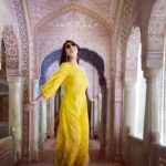 Mrunal Thakur Instagram - Jaipur 💕💕 . . . Wearing @myglobaldesi and @notjustthreads #traveltheworld #traveller #rajasthan #favoritecity #pinkcity #ootd