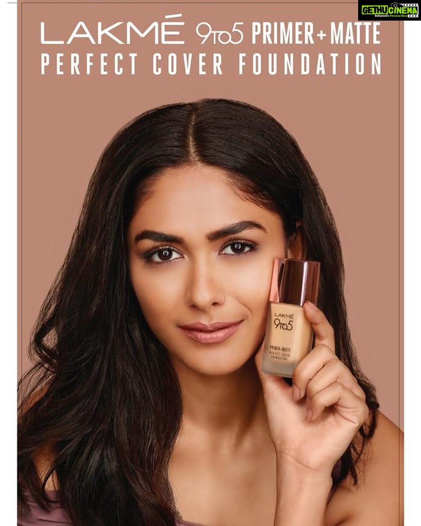 Mrunal Thakur Instagram - @lakmeindia My natural My perfect ! . . . . #makeup #natural #foundation #lakme #beauty #skintone #primermatte #beautiful #skincare #skin #skincareroutine
