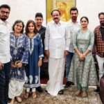 Mrunal Thakur Instagram – It was an honour to meet Shri M. Venkaiah Naidu, Vice President of India and show him the  glimpses of our next #batlahouse 🙏🙏🙏 Delhi, India