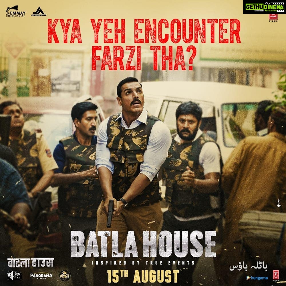 Mrunal Thakur Instagram - A decision that led to many allegations and accusations. Witness the journey of one of most decorated cops in the #BatlaHouseTrailerOn10thJuly @TheJohnAbraham @nikkhiladvani @writish1 @tseries.official @its_bhushankumar @divyakhoslakumar #KrishanKumar @emmayentertainment @onlyemmay @madhubhojwani @johnabrahament @bakemycakefilms @sandeep_leyzell @shobhnayadav #PanoramaMovies