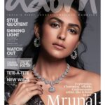 Mrunal Thakur Instagram - JAN 2019 . . . . . @adornindia ❤ Shot by my lovely @toranjkayvon Managing editor @shanoobijlani😘 Hair @sonam_hw Makeup @tado55 Styled by @aeshy Loved shooting for #adorn #jan2019 #covergirl #jewellery