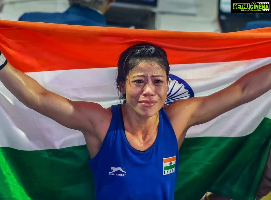 Mrunal Thakur Instagram - An epitome of inspiration... . . . #marykom #proud #congratulations #6thgold #womensworldboxingchampionships