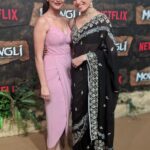 Mrunal Thakur Instagram – The World Premiere for @netflix_in s @mowglimovie with my beauties.
.
.
.
.
#7thDec #netflix #mowgli #love #savethedate #redcarpet #worldpremier #rohanchand #freidapinto #andyserkis #christianbale YRF – Yash Raj Films