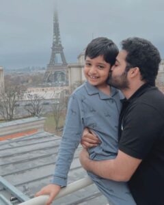 N. T. Rama Rao Jr. Instagram - An eyeful of the Eiffel…