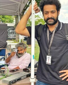 N. T. Rama Rao Jr. Instagram - Been ages since I wore an ID card! My first ever on sets!! 

#KyivDiaries #LastLegofShoot #RRRMovie