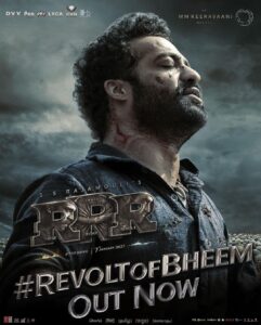 N. T. Rama Rao Jr. Instagram - The entrancing #KomuramBheemudo is here.
Presenting #RevoltofBHEEM... #RRRMovie 

Link in bio.