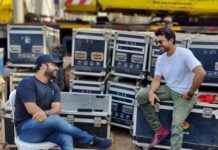 N. T. Rama Rao Jr. Instagram - Backstage bromance… Gearing up for #RoarofRRRinMumbai … Mumbai film City