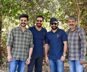 N. T. Rama Rao Jr. Instagram - Delighted to welcome you to the world of #RRR dear @ajaydevgn sir