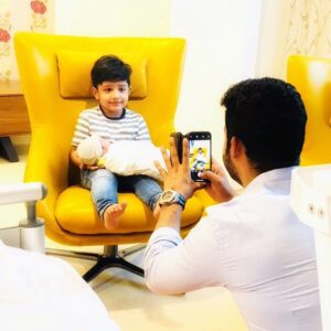 N. T. Rama Rao Jr. Instagram - Welcoming the new #brat into the #bratpack ..photo courtesy #innocentmom. probably has no idea what’s coming her way 😈😈