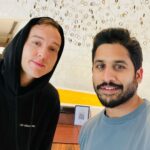 Naga Chaitanya Instagram - Huge fan boy moment !! Meeting the man who influenced my life in so many ways with his music .. Thank you for keeping me going !! So so grateful .. Keep escalating .. can’t wait to see you live .. lots of love !! @benbohmermusic