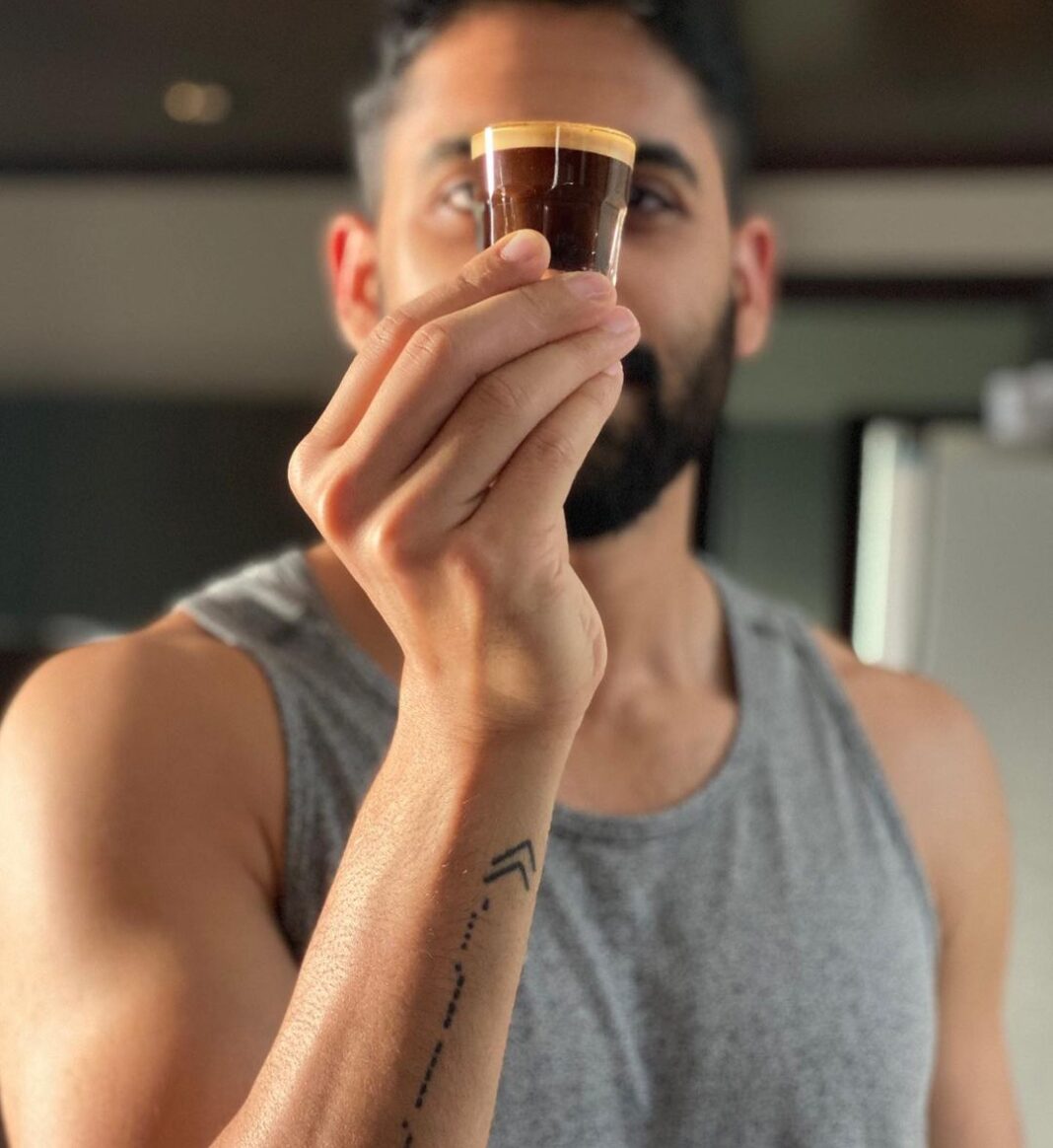 Naga Chaitanya Instagram - The perfect espresso .. 25 second extraction equals crema body heart .. in just the right balance ..
