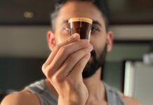 Naga Chaitanya Instagram - The perfect espresso .. 25 second extraction equals crema body heart .. in just the right balance ..