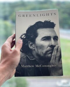 Naga Chaitanya Instagram - A love letter to life .. thank you @officiallymcconaughey for sharing your journey .. this read is a green light for me .. respect sir !