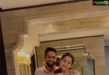 Nakshathra Nagesh Instagram - Not sure if I got the trend right, but I did have fun! 🤩🥳 #christmaseve
