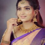 Nakshathra Nagesh Instagram - MUA: @priya_dharshini_makeupartist Blouse: @j2fashions Costume: @manjari_sarees Jewels: @chennai_jazz Photo: @dhanush__photography #priyadharshinimakeupartist