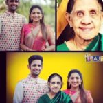 Nakshathra Nagesh Instagram – How Raghav values the relationships in his life has always been one of the most attractive attributes of his. His grandmother played a huge role in his upbringing and If we could have taken a picture like this at our wedding, it would have meant the world to him. I wanted to do something to make up for it, and that’s when I found @ajsmilesformiles! You should head to their page to understand how beautifully they make your dreams come true and gift us moments that feel like miracles. Thank you @ajsmilesformiles for pulling this off so beautifully. ❤️🤗