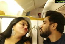Namitha Instagram - I LOVE YOU FOR NOT ONLY WHAT YOU ARE, BUT FOR WHAT I'M WHEN I'M WITH YOU ! 💋❤ HAPPY 1ST TIME MEETING ANNIVERSARY HUBBYGARU @m_v_chowdhary 🥂🎂 #wolfguard #happyanniversary