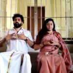 Namitha Instagram - This morning in Rameshwaram Temple, meditating with Surabhi Mudra. Thank you Krishna for all your Blessings!🙏🧡 #wolfguard #meditation #prayerworks @veera.official ❤