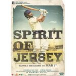 Nani Instagram - #SpiritOfJersey 🔥 Second single on 7th Time to pad up :)) An @anirudhofficial musical @shraddhasrinath @sitharaentertainments #Gowtam