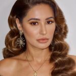 Nargis Fakhir Instagram – @voguearabia #voguearabia 
Hair @aamirnaveedhair 
MUA @iamgigiiiii 
Dress @designer_24uae 
@ctzncosmetics lips and eye shadow
Brows @browsbyarti Dubai, UAE