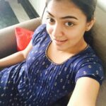 Nazriya Nazim Instagram – Blue…😁